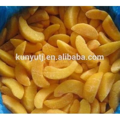 frozen IQF yellow peach slices